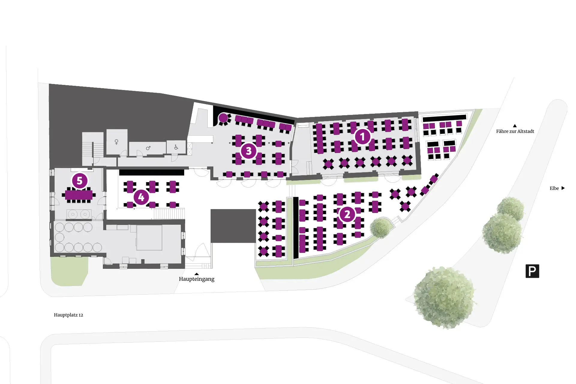 Übersicht aller Räume